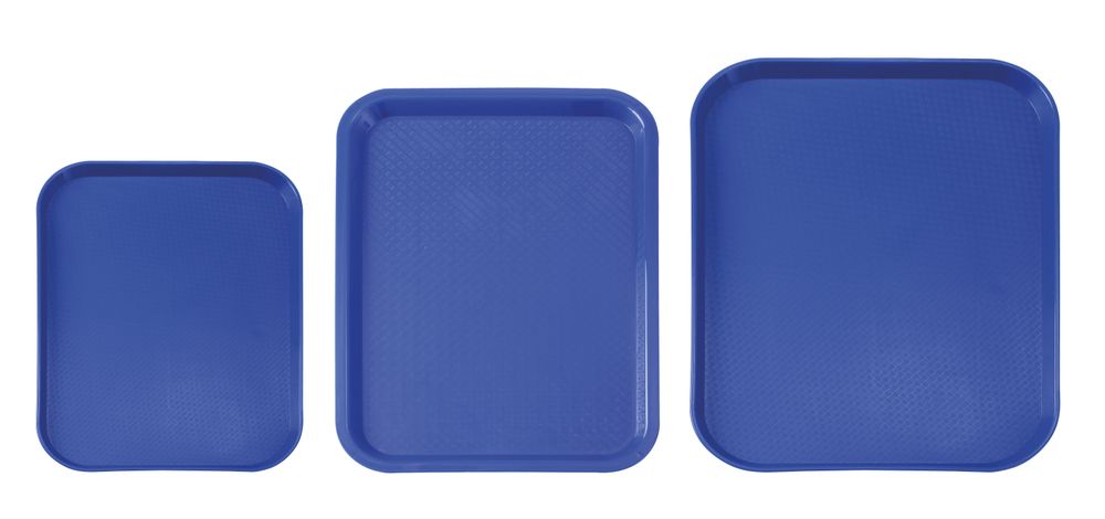 AmerBox Snabbmatsbricka i polypropylen, liten, svart, 265x345x(H)20mm