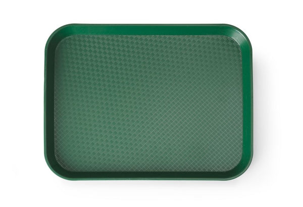 AmerBox Snabbmatsbricka i polypropylen, liten, Grön, 265x345x(H)20mm