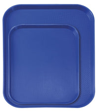 AmerBox Snabbmatsbricka i polypropylen, liten, blå, 265x345x(H)20mm