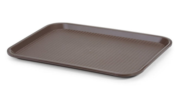 AmerBox Snabbmatsbricka i polypropylen, medium, brun, 305x415x(H)20mm