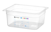 Hendi Behållare GN 1/2 HACCP, GN 1/2, 9,5L, Transparent, 325x265x(H)150mm