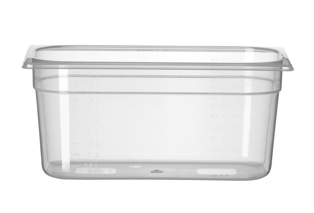 Behållare GN 1/3 polypropen, HENDI, Profi Line, GN 1/3, 5,7L, Transparent, 325x176x(H)150mm