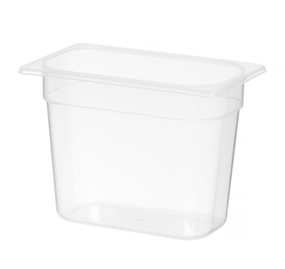 Hendi Behållare GN 1/4 polypropen, Profi Line, GN 1/4, 5,5L, Transparent, 265x162x(H)200mm
