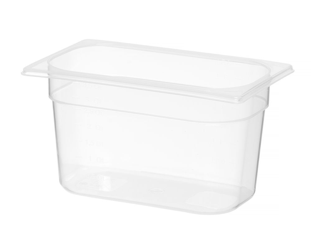 Hendi Behållare GN 1/4 polypropen, Profi Line, GN 1/4, 4L, Transparent, 265x162x(H)150mm