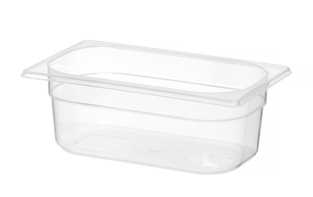Hendi Behållare GN 1/4 polypropen, Profi Line, GN 1/4, 2,8L, Transparent, 265x162x(H)100mm
