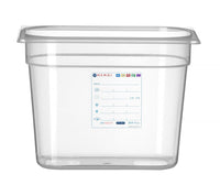 Hendi Behållare GN 1/4 HACCP, GN 1/4, 1,8L, Transparent, 265x162x(H)65mm