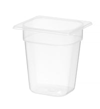 Hendi Behållare GN 1/6 polypropen, Profi Line, GN 1/6, 3,4L, Transparent, 176x162x(H)200mm