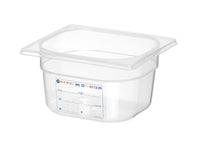 Hendi Behållare GN 1/6 HACCP, GN 1/6, 1,6L, Transparent, 176x162x(H)100mm