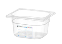 Hendi Behållare GN 1/6 HACCP, GN 1/6, 1,6L, Transparent, 176x162x(H)100mm
