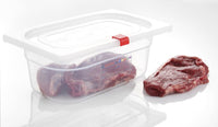 Hendi Lockklämmor för HACCP-förvaringsbehållare, Röda, 12 st
