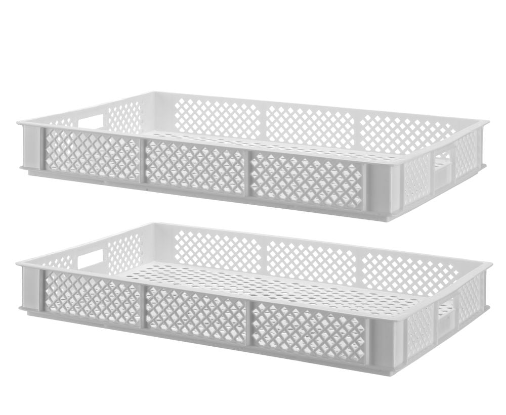 Hendi Torklåda för färsk pasta, Vit, 600x400x(H)70mm, Rektangulär