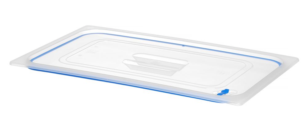 Lock för GN-behållare av polypropen, med tätning, HENDI, GN 1/1, Transparent, 530x325mm