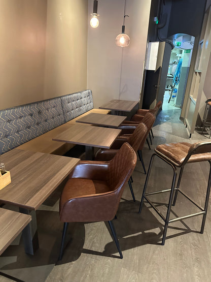 Exklusiva restaurangsoffor i fint skick