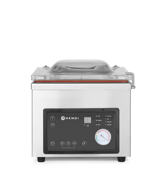 Vakuumkammarförpackningsmaskin, HENDI, Profi Line, tätningslist 260 mm, 230V/370W, 330x480x(H)360mm