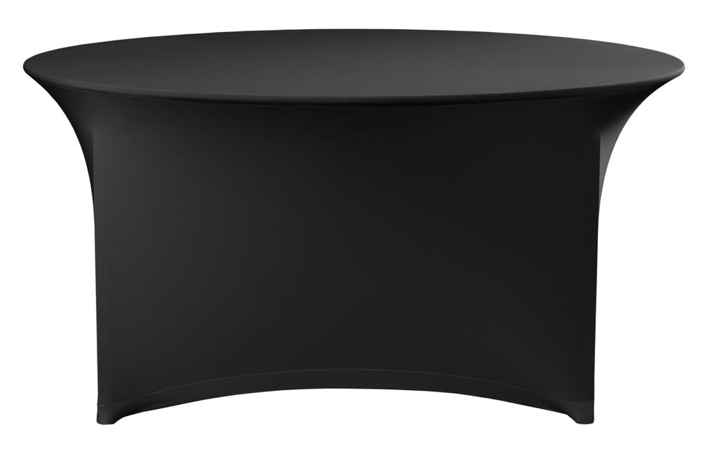 HENDI Rund bordsduk, Svart, Ø1500x(H)760mm