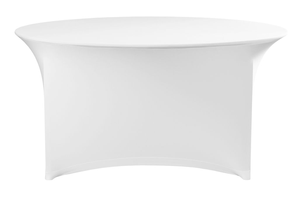 Hendi Rund bordsduk, Vit, Ø1500x(H)760mm