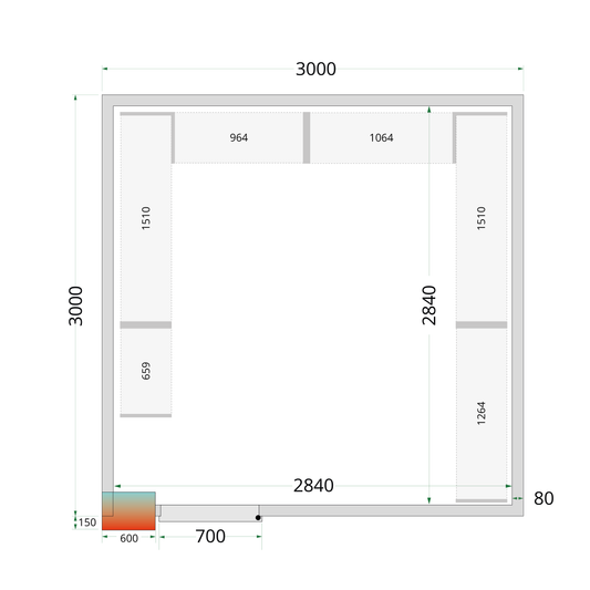 CR 300x300x220