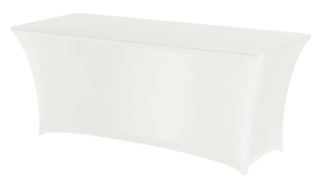 Hendi Bordsduk, rektangulär, 810910 810897, Vit, 1830x760x(H)730mm