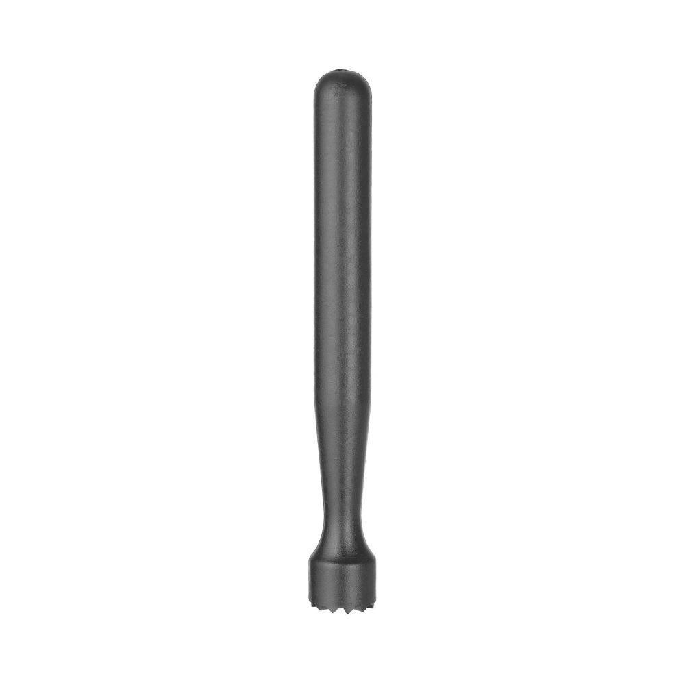 BarUp Muddler, profilerad, stjärnformad, svart, ⌀34x207mm
