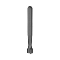BarUp Muddler, profilerad, stjärnformad, svart, ⌀34x207mm