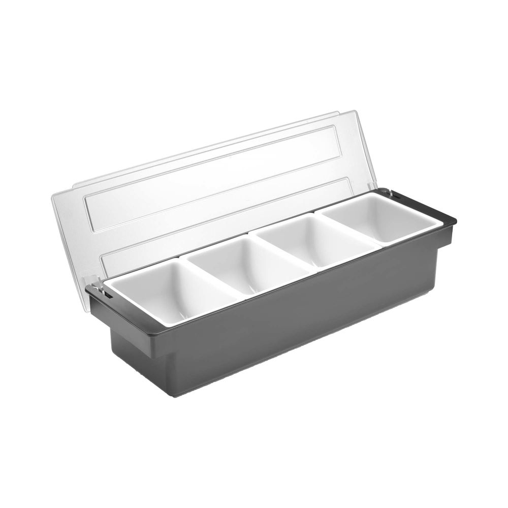 BarUp Kryddhållare - 4 behållare, 480x150x(H)100mm